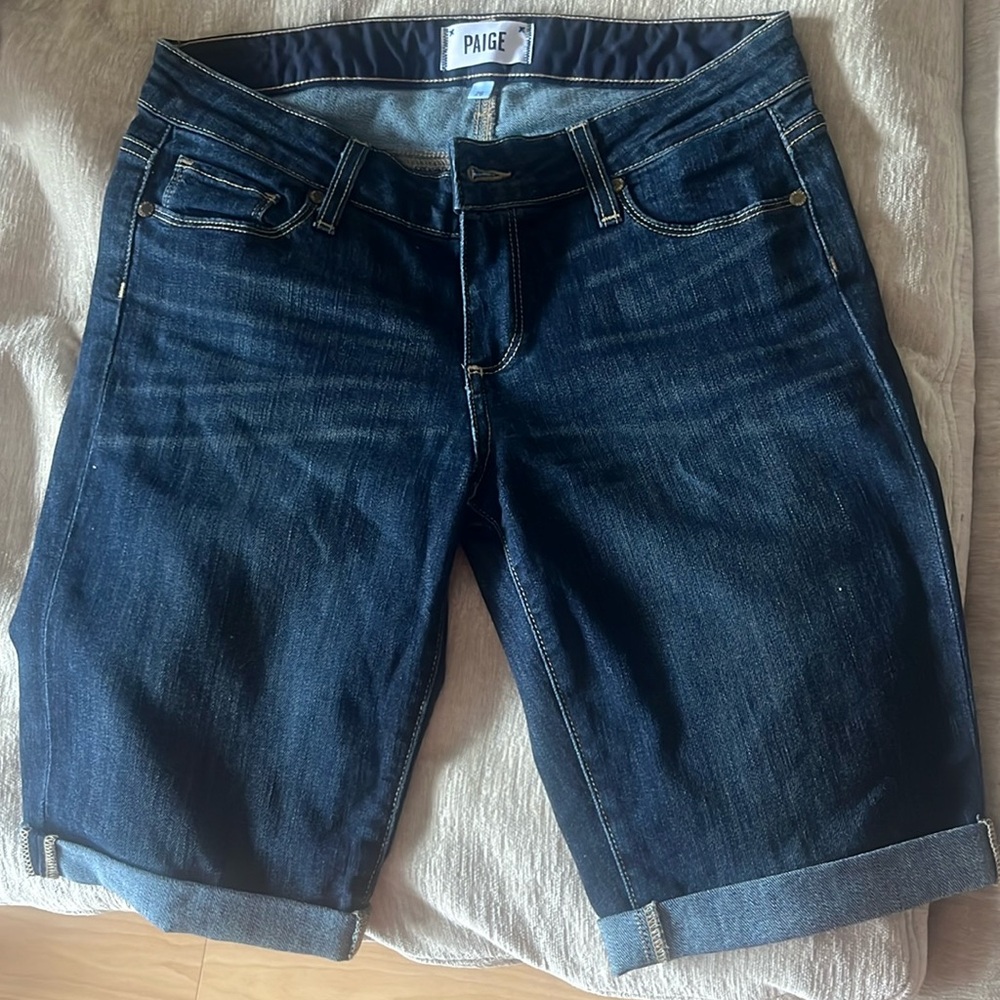 PAIGE jean shorts.